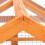 PawHut PawHut Chicken Run, Wooden Chicken Coop w/ Combinable Design - Orange 6