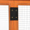 PawHut PawHut Chicken Run, Wooden Chicken Coop w/ Combinable Design - Orange 7