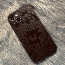(A, For iPhone 11Pro) Pokemon Gengar Cartoon Phone Case For Iphone 11 12 13 14 Pro Max Soft Tpu Back Cover Cute Anime