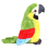 (Green) Talking Parrots Plush Doll Electric Recording 1