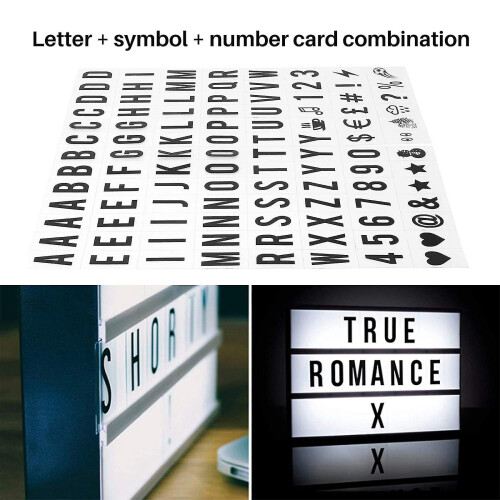 104pcs Cinematic Lightbox Replacement Letters 1