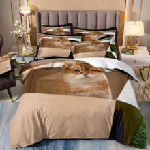 (Style 28, King(220X240CM/3PCS)) Pet cats Kids Bedding Single Double Duvet Cover UK