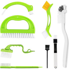 8 Pack Grout Cleaner Brush, Hand-held Groove Gap Cleaning Tools Tile Joint Scrub Brush to Deep Clean, Household Cleaning Brushes for Window Door