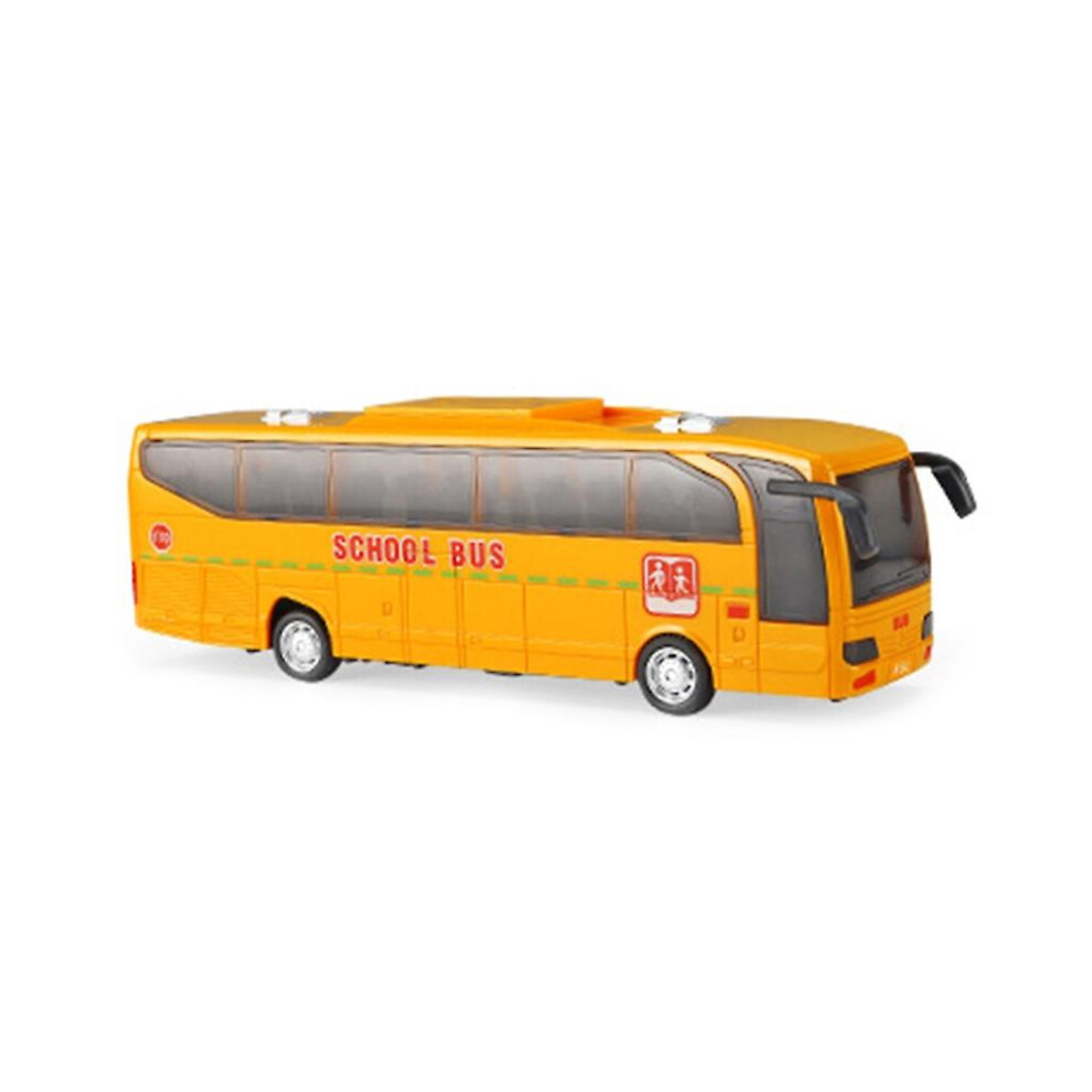 (School bus) Pull Back Bus Transport Vehicle Toy School Bus Model Toy Fire Rescure Bus