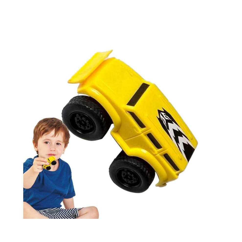 (Yellow) Inertia Vehicle Toy Set Mini Car Toy Home Playset Pull Back Car Anti-gravity Cars Toy Track Toy Accessories For Boys Girls-image-OPC-PDWP9NV-NEW