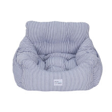 Dog Pet Car Seat Travel Carrier Stripe Travel Pet Bed with Pockets