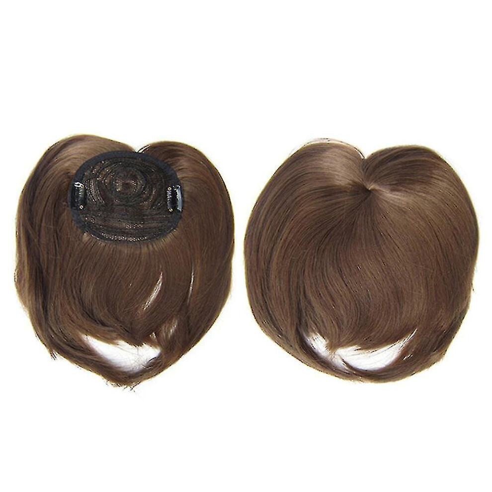 (10) Clip-on Hair Topper Heat Resistant Fiber Hair Extension Wig Hairpiece For Women