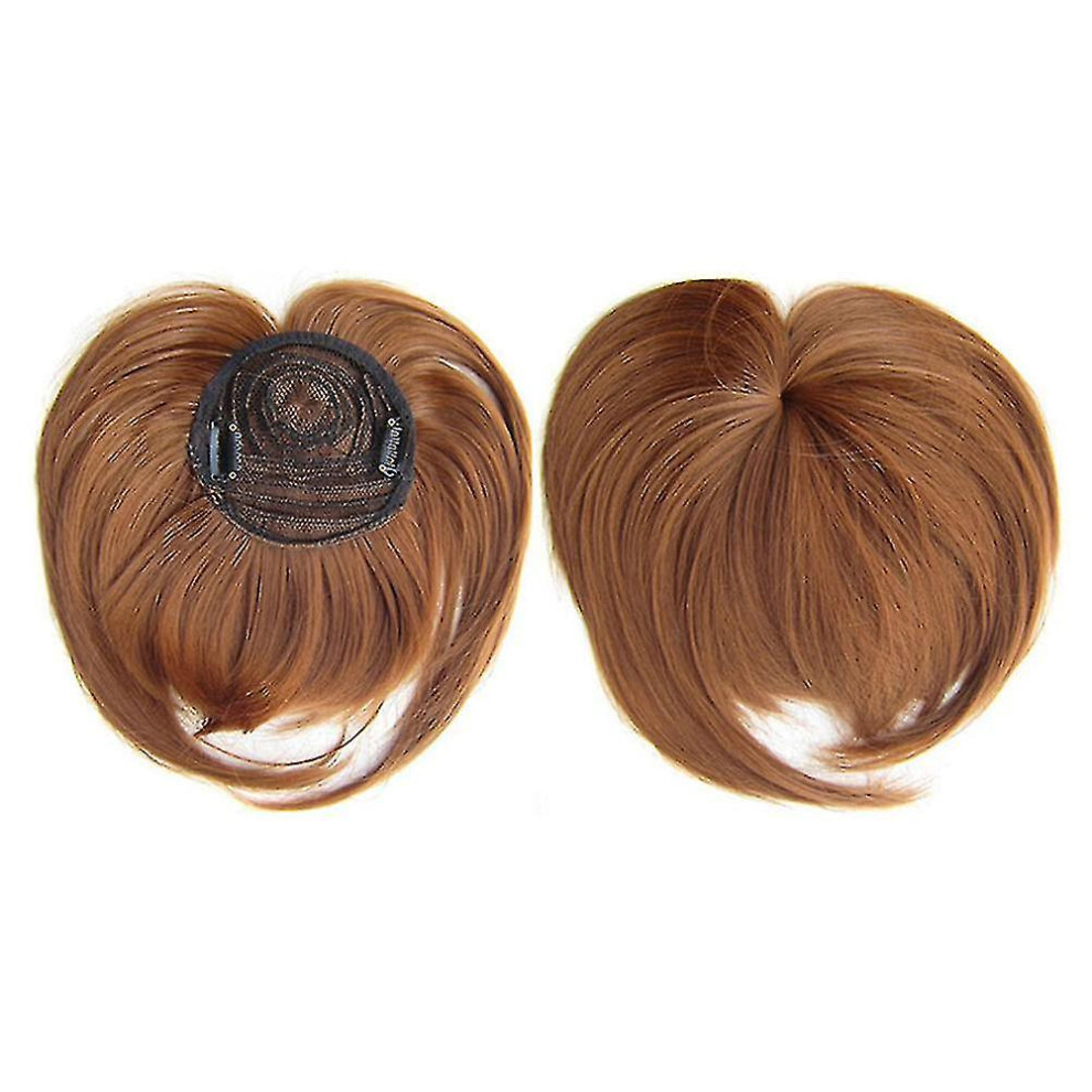 (30) Clip-on Hair Topper Heat Resistant Fiber Hair Extension Wig Hairpiece For Women