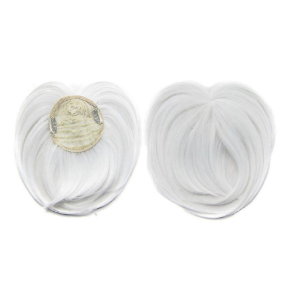 (B7) Clip-on Hair Topper Heat Resistant Fiber Hair Extension Wig Hairpiece For Women