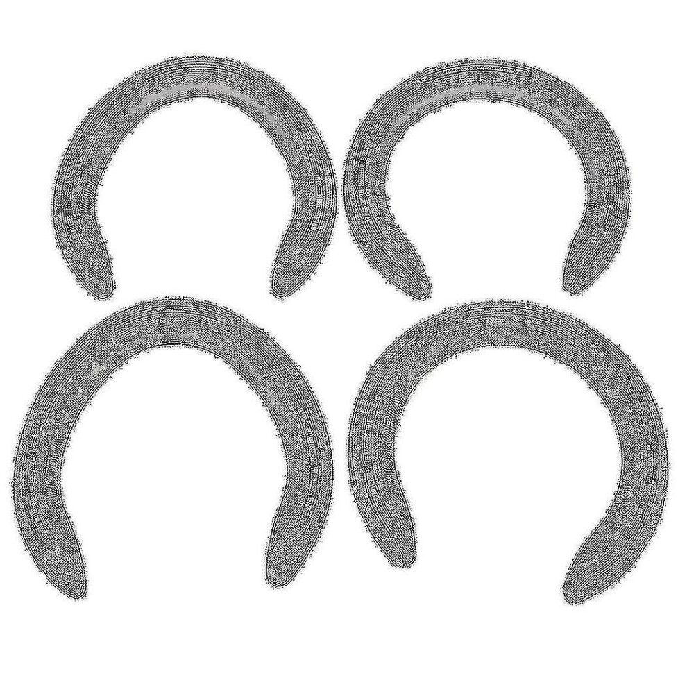 4pcs 5 Horse Equipment Aluminum Alloy Horseshoes 2 Front   2 Rear Farrier Tools For Tournament Play