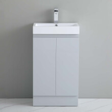 490mm Bathroom Vanity Unit Basin Sink 100% Waterproof Storage Cabinet