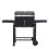 Living And Home Outdoor Barbecue Charcoal BBQ Grill Stove Smoker Built in Thermometer with Wheels 4