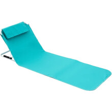 (Blue) Folding Lounge Chair Mat - Beach Lounger Beach Mat, Folding Lounge Chair - Folding Beach Mat Lounge Chair