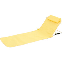 (Yellow) Folding Lounge Chair Mat - Beach Lounger Beach Mat, Folding Lounge Chair - Folding Beach Mat Lounge Chair