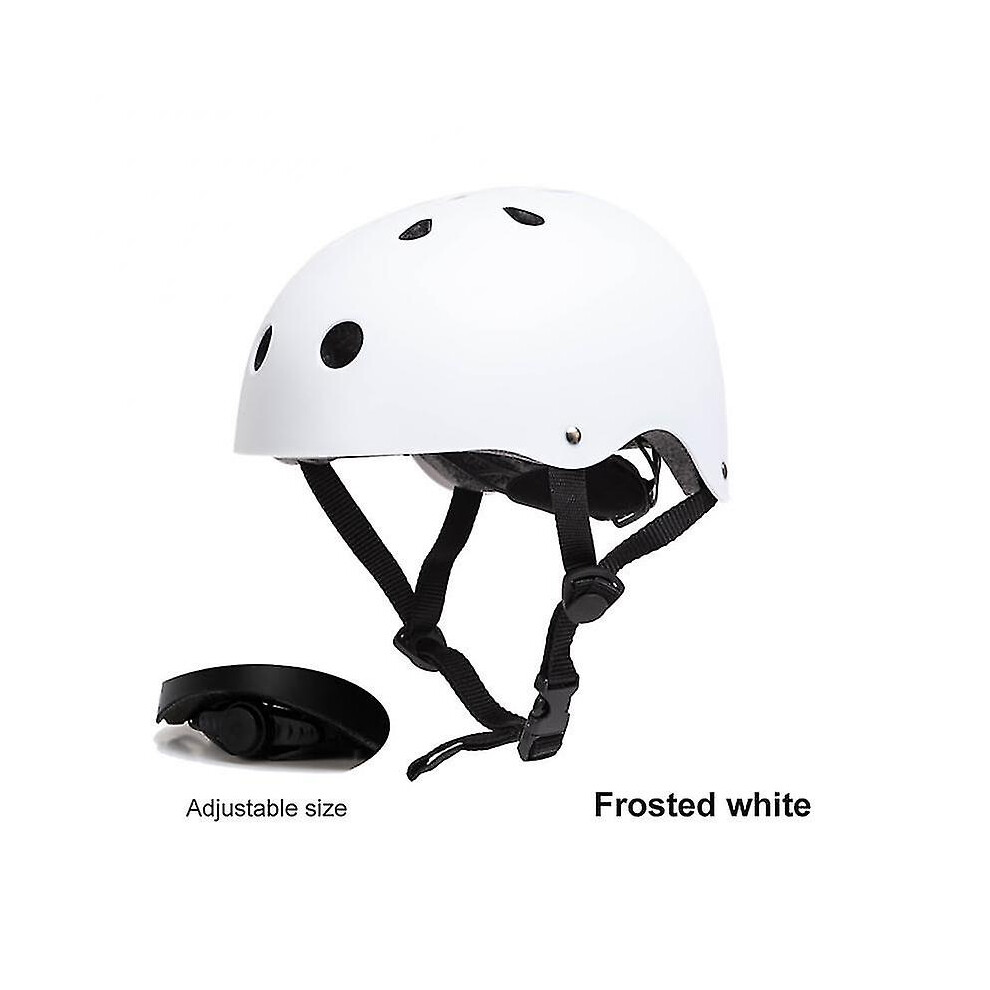 (L ) Cycling Bicycle Helmet Mtb Road Bikes Helmets Integrally-Moldeps Pc Cycling White