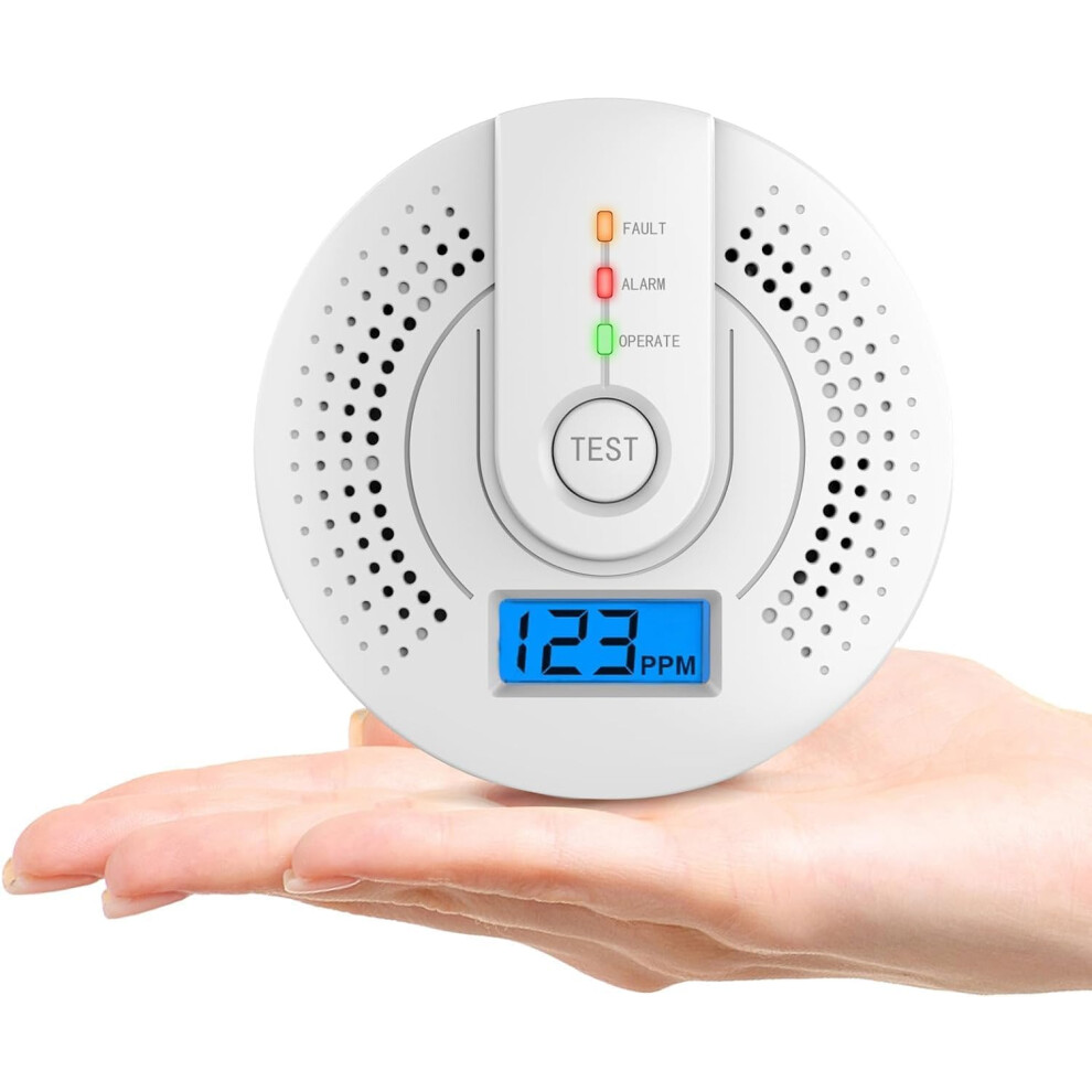 Carbon Monoxide Detector CO Detector With LED display CO Alarms Monitor for Home Safety