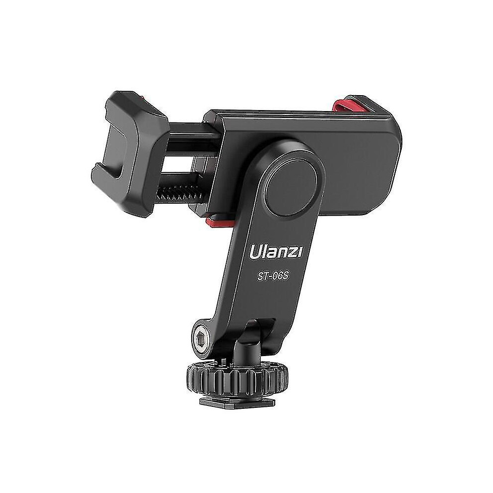 Ulanzi St-06S Phone Holder Mount Clamp Clip Horizontal And Vertical Shooting For Smartphone Cold Shoe Mount Video Mic Light 4814699012284