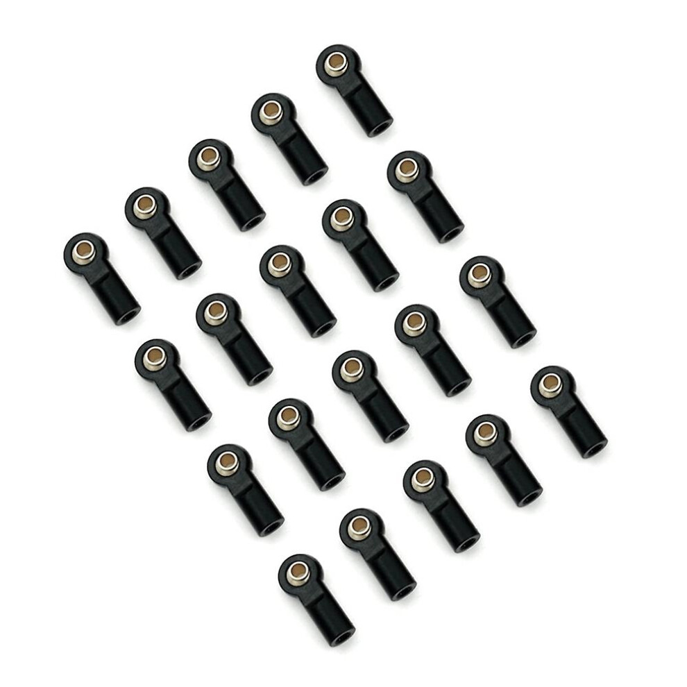 20Pcs Metal M3 Tie Rod End Ball Joint Link Ball Head for 1/10 RC Car Crawler AXIAL SCX10 Trx4 D90 C