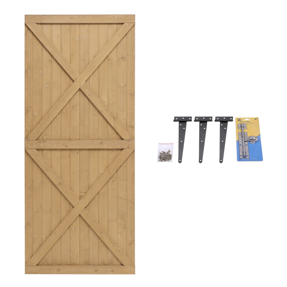 Pine Wooden Garden Gate Side Opening Gate with Gate Latch W 85 cm