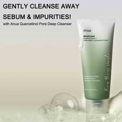 ANUA Anua Heartleaf Quercetin Deep Cleansing Foam 150ml 1