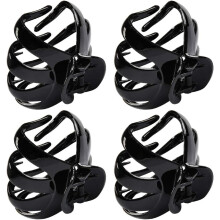 (black) Large hair claw clip 4 non-slip octopus hair claw clip