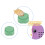 4 Piece Set Recordable Button For Dogs Talking Training Buzzers Dog Button 5