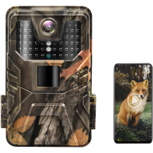 (Standard, Other) WIFI Live Stream Trail Camera 4K 30MP APP Bluetooth Control Hunting Cameras Night Vision Wildlife Surveillance
