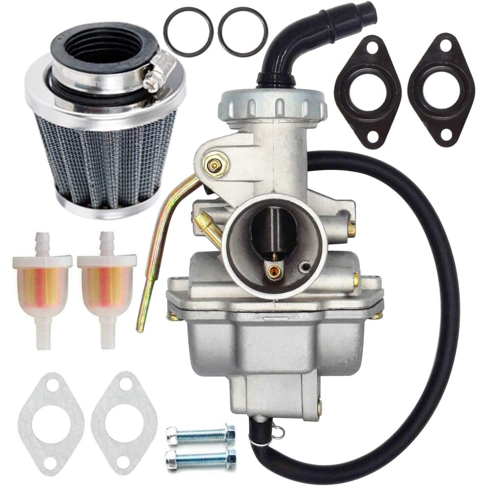 Pz20 Carburetor For Kazuma Baja 50Cc 70Cc 90Cc 110Cc 125Cc Taotao 110B Nst Sunl Chinese Quad 4 Stroke Atv 4 Wheeler Go Kart Dirt Bike Honda Crf50f Xl7 6935462213054