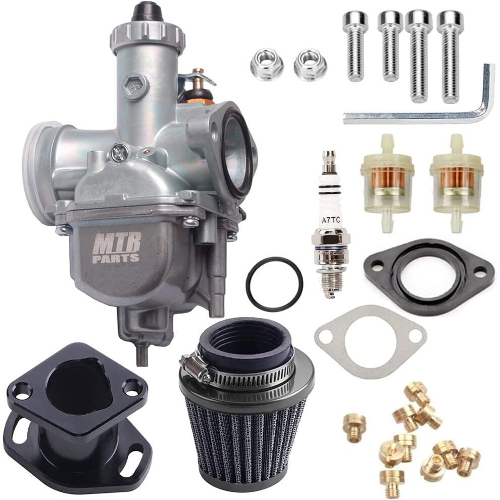 Vm22 Carburetor Vm22 Predator 212Cc 196Cc Ct200u Kt196 Moto Mini Bike Race Go Kart 6.5Hp Baja Warrior Heat Mb165 Mb200 Mini Bike Go Kart Air Filter 6935462213948