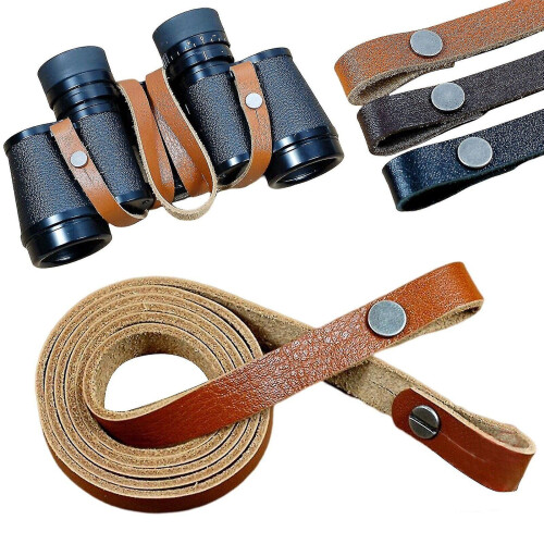 Slinx Genuine Leather Handmade Binocular Dc Camera Shoulder Neck Case Strap New