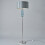(Floor Lamp) Litecraft Stack Lamps With Drum Shade - Nickel 4