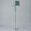 (Floor Lamp) Litecraft Stack Lamps With Drum Shade - Nickel 5