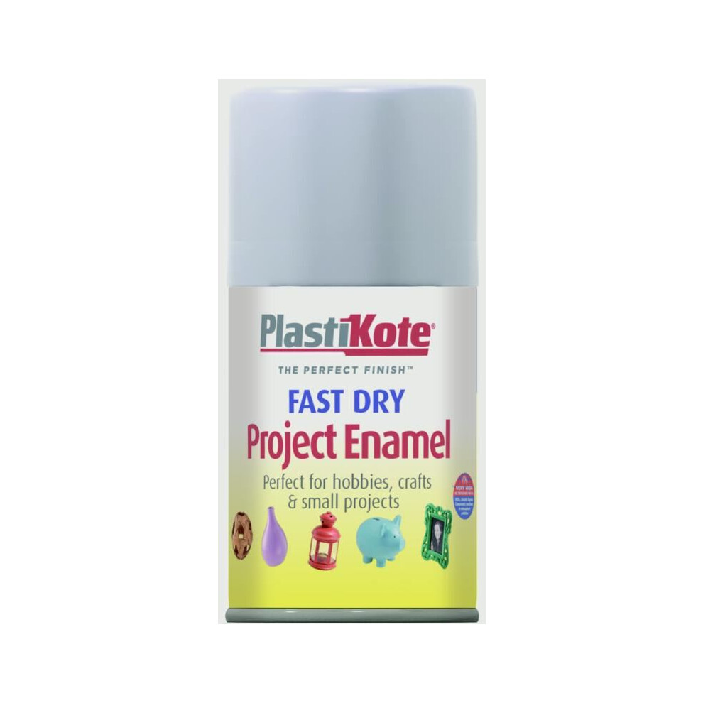 PlastiKote - Fast Dry Enamel Aerosol Paint - Aluminium - 100ml