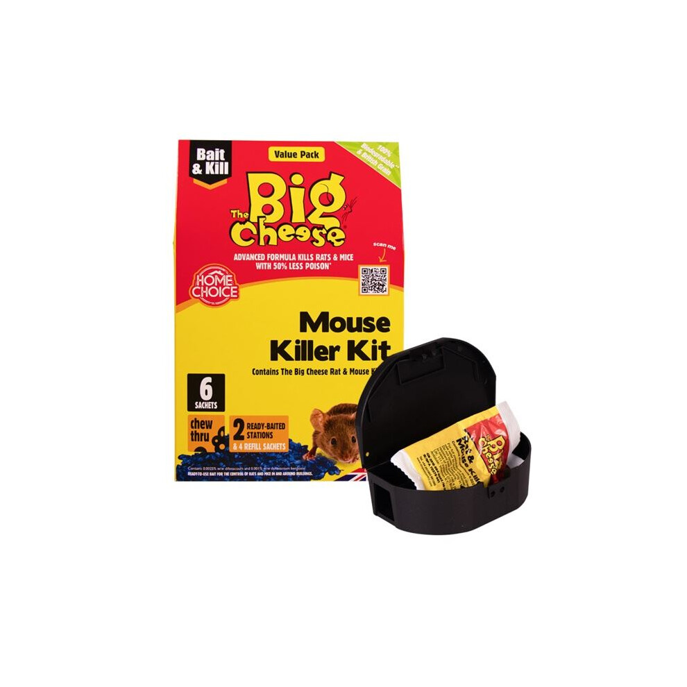 The Big Cheese - Mouse Killer Kit - 6 Sachet-image-OPC-PDWQ2DQ-NEW