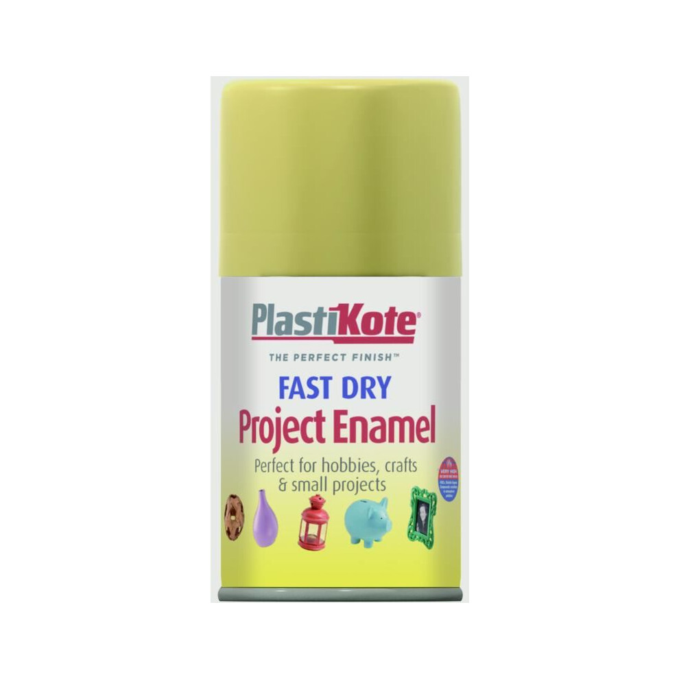 PlastiKote - Fast Dry Enamel Aerosol Paint - Gold Leaf - 100ml