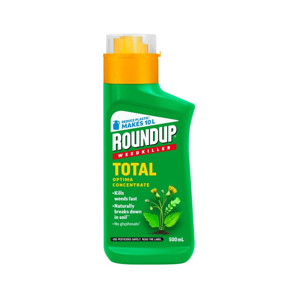 Roundup - Total Optima Weedkiller Concentrate - 500ml