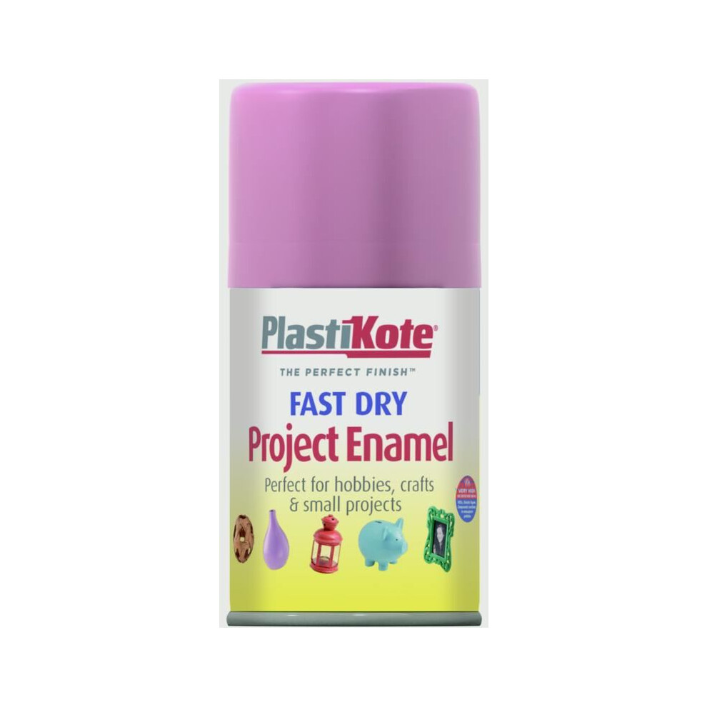 PlastiKote - Fast Dry Enamel Aerosol Paint - Hot Pink - 100ml