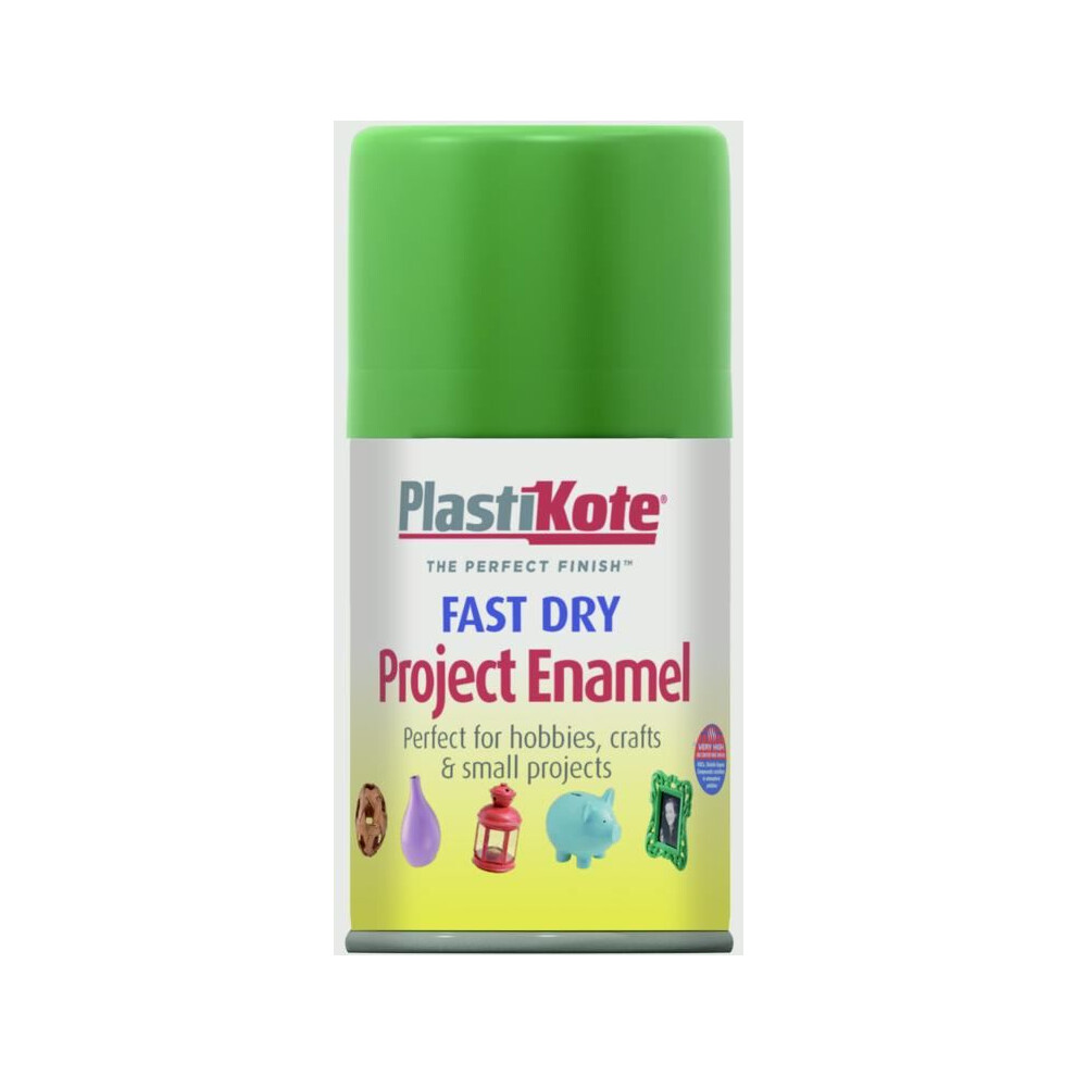 PlastiKote - Fast Dry Enamel Aerosol Paint - Garden Green - 100ml