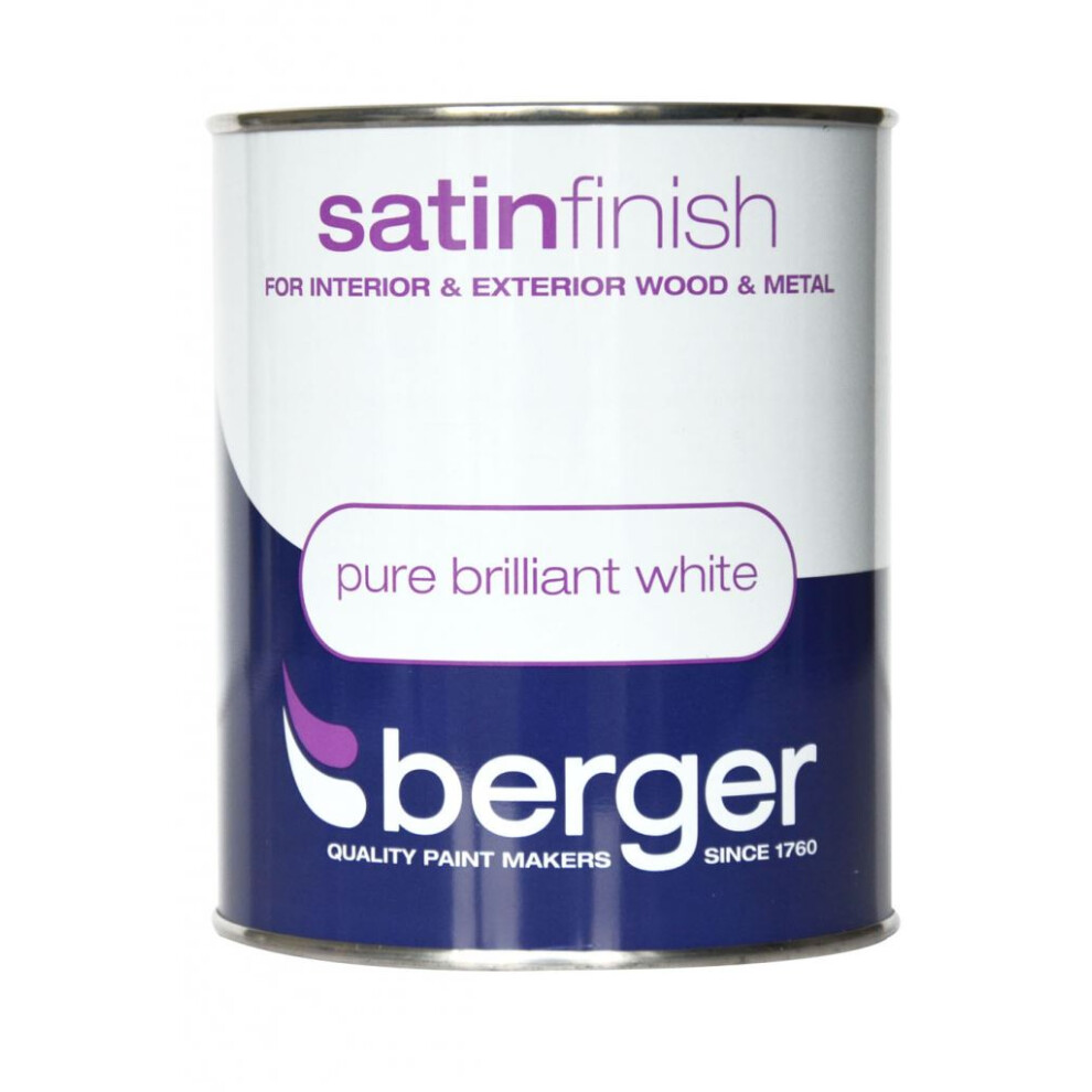 Berger - Satin Sheen 750ml - Pure Brilliant White