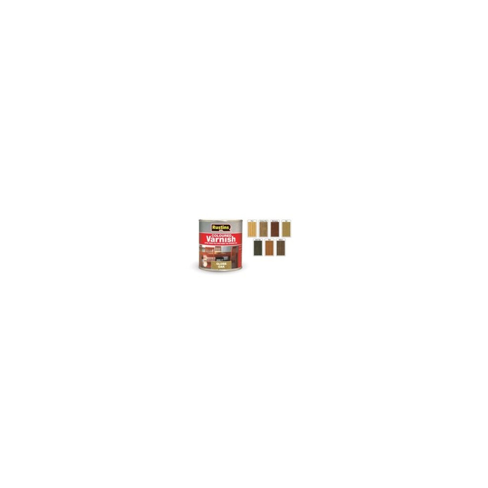 Rustins - Polyurethane Gloss Varnish 250Ml - Oak