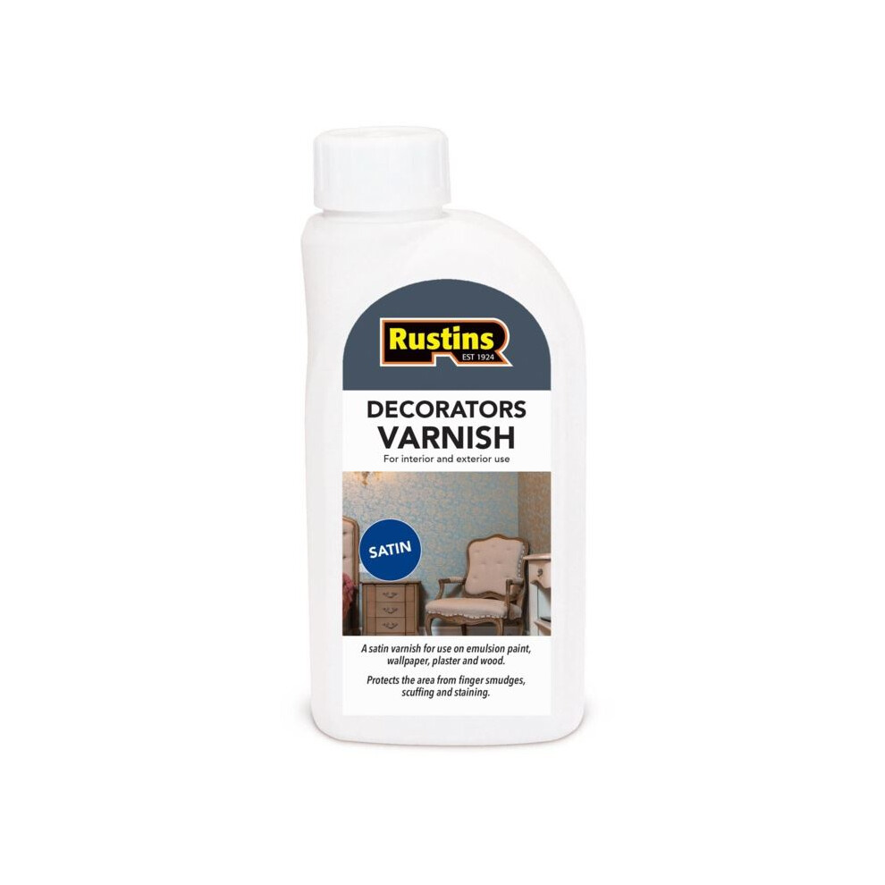 Rustins - Decorators Varnish - 500ml Satin