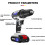 21V Cordless Power Drill Screwdriver Drill Set with 25+1 Torque Setting 2-Gear Combi Hammer Drill 2