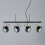 (Ceiling Pendant) Litecraft Eyeball Adjustable GU10 Lights - Black 7