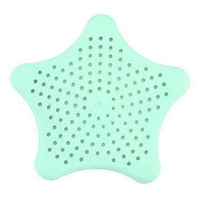 (Nordic Green) Bathroom Drain Cover Hair Catcher Bath Stopper Sink Strainer Filter