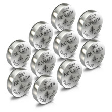 (362) Renata Watch Battery Pack of 10