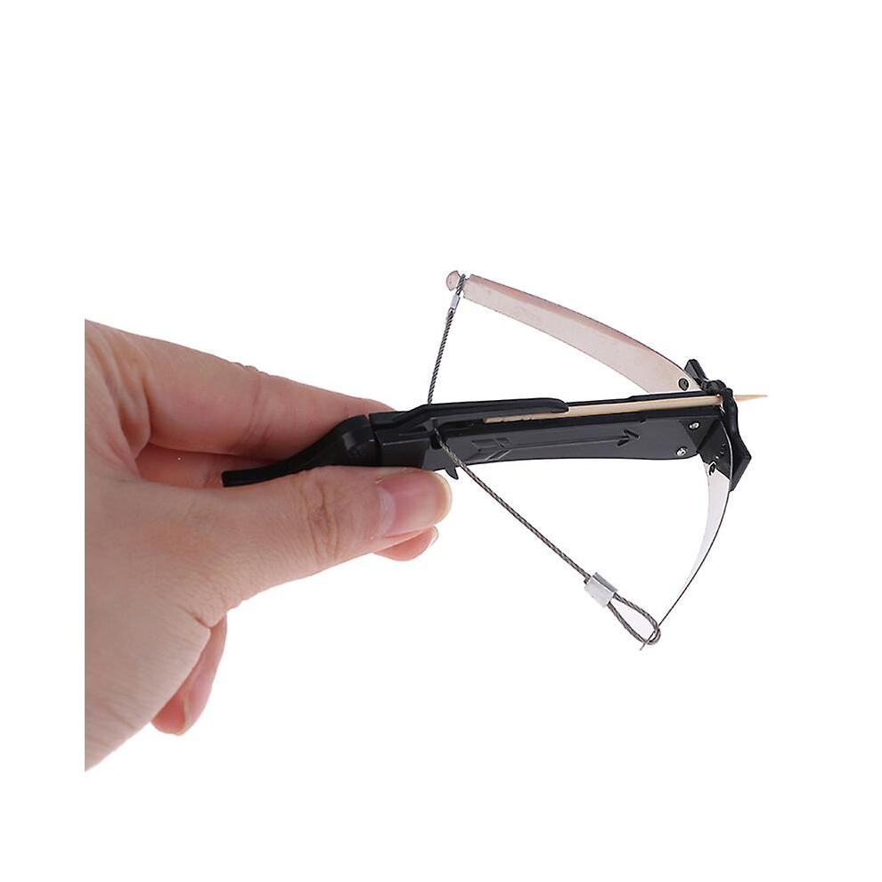 Toothpick Mini Crossbow Bow Cross Arrow Bow Toy
