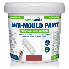 (5 Litres, Brick Red) SmartSeal Anti-Mould Paint - For Bathroom, Kitchen, Bedroom Walls & Ceilings - Protection Against Dangerous Mould
