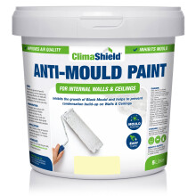 (5 Litres, Devon Cream) SmartSeal Anti-Mould Paint - For Bathroom, Kitchen, Bedroom Walls & Ceilings - Protection Against Dangerous Mould