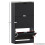 Vida Designs (Black) 3 Drawer Shoe Cabinet Hall Storage (FSC 100%) 3