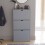 Vida Designs (Grey) 3 Drawer Shoe Cabinet Hall Storage (FSC 100%) 4
